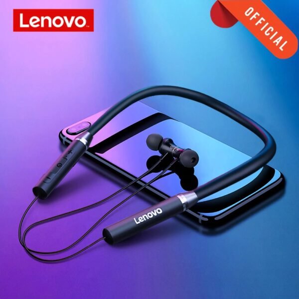 Lenovo HE05 Neckband (Original) - Black Color