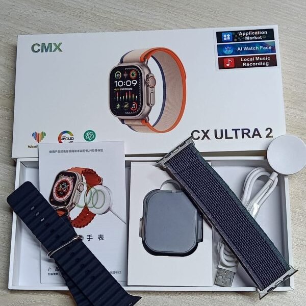 CMX CX Ultra 2 Amoled Smartwatch - Black Color