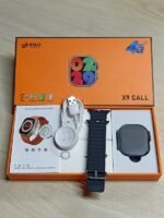 W&O Little Star X9 CALL 4G Android Smartwatch With Super AMOLED Display – 1GB16GB – Black Color